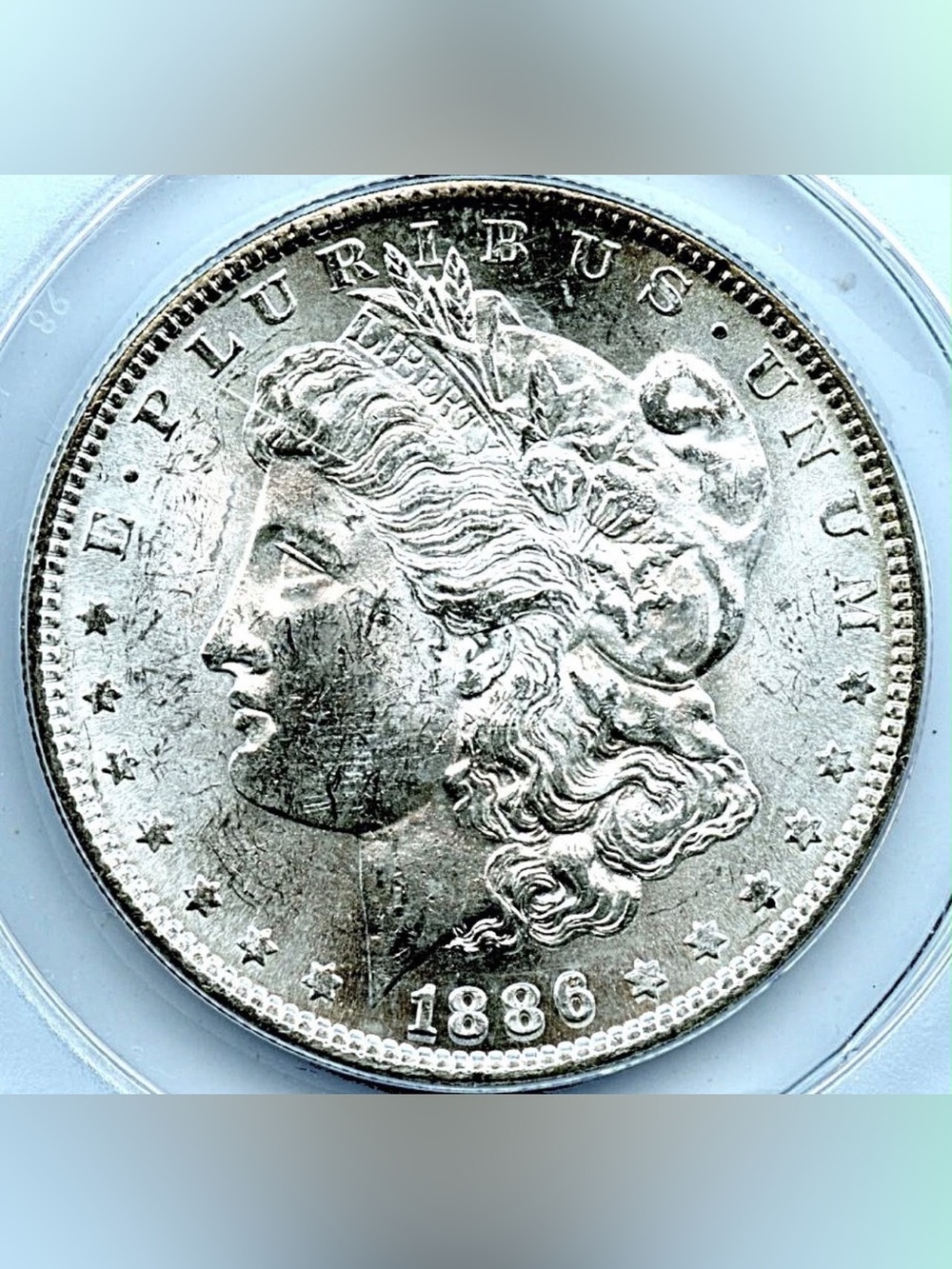 1886-S $1 Morgan Silver Dollar BU
